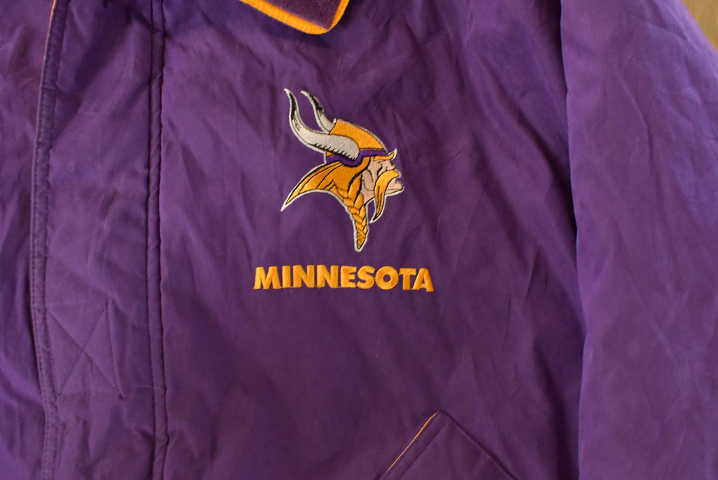 Vintage 1990s Minnesota Vikings NFL Football Jacket Men's XL