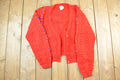 Vintage 1990s The Villiager 100% Wool Quarter Button Knit Sweater