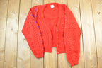 Vintage 1990s The Villiager 100% Wool Quarter Button Knit Sweater
