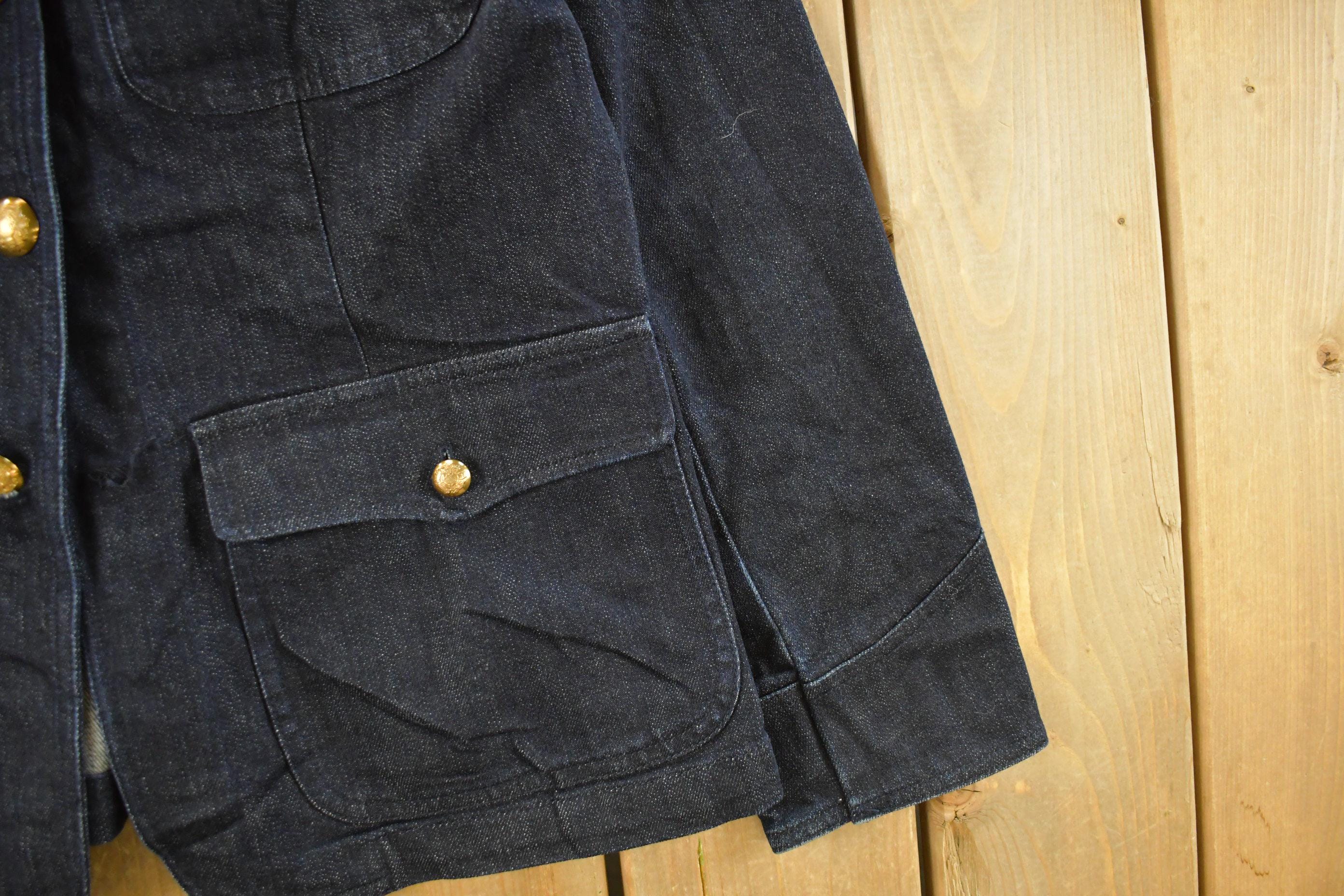 Vintage 1990s Lauren Ralph Lauren Denim Chore Coat Women's Large