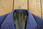 Vintage 1970s Monte Factor Jerry Rothschild Denim Blazer Jacket Men's Medium
