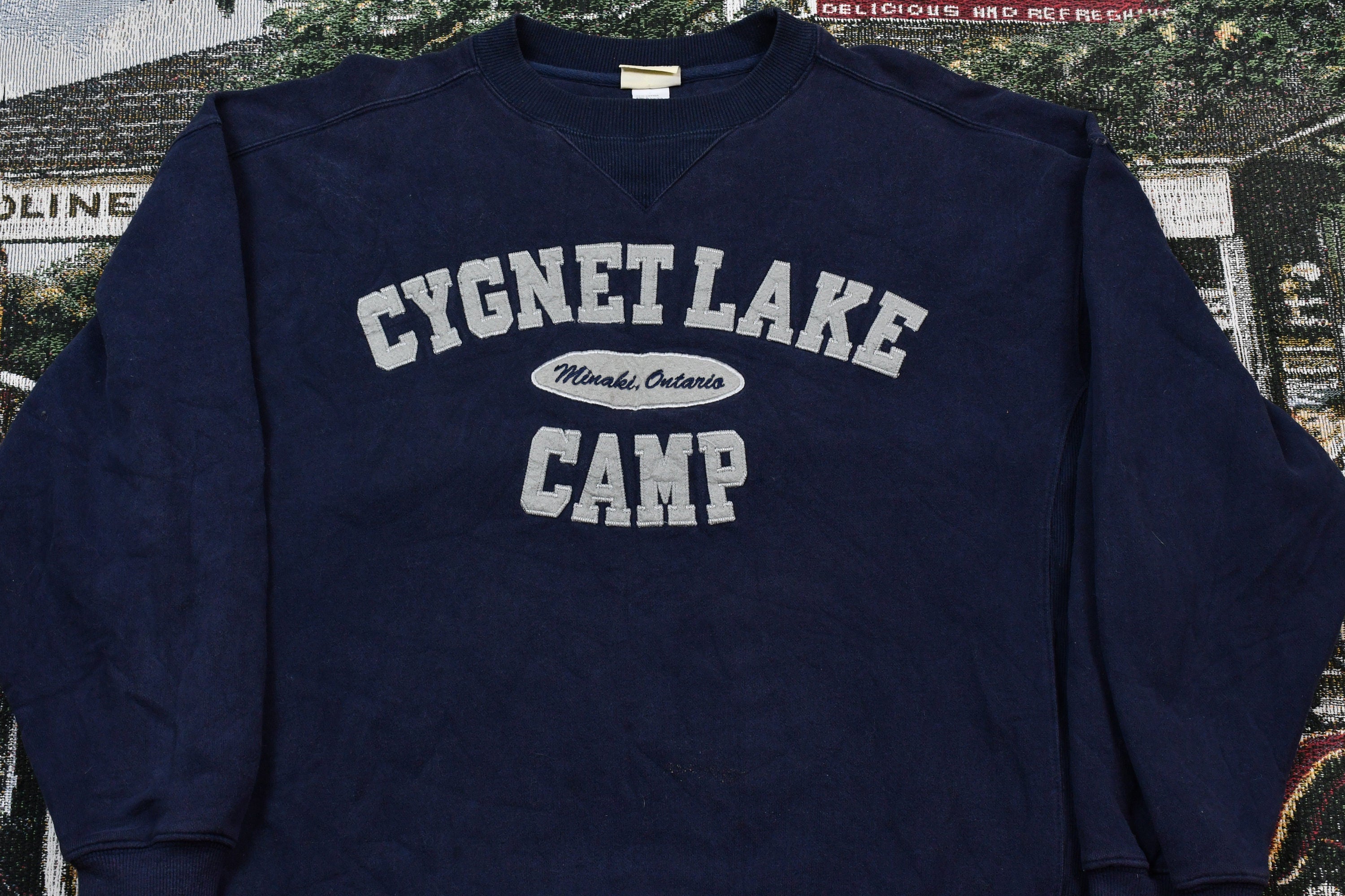 Vintage 1990s Cygnet Lake Summer Camp Crewneck