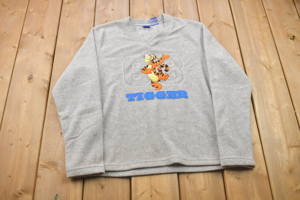 Vintage 1990s Disney Tigger Winnie the Pooh Fleece Sweater