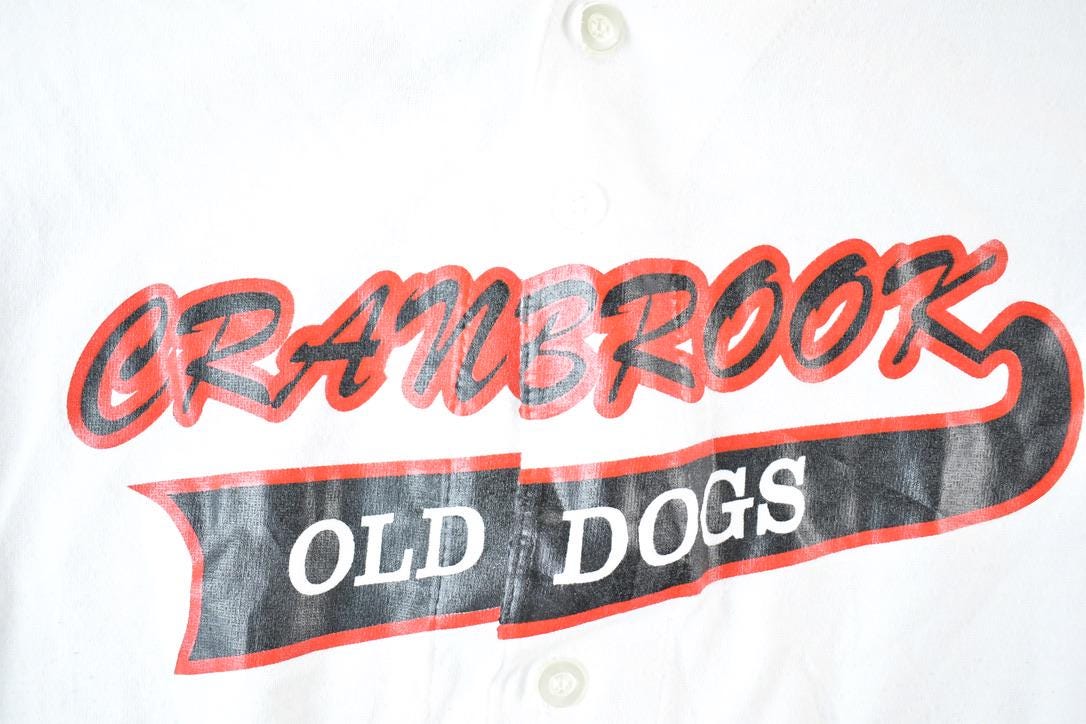 Vintage 1990s Granbrook Old Dogs Souvenir Baseball Jersey Men's M