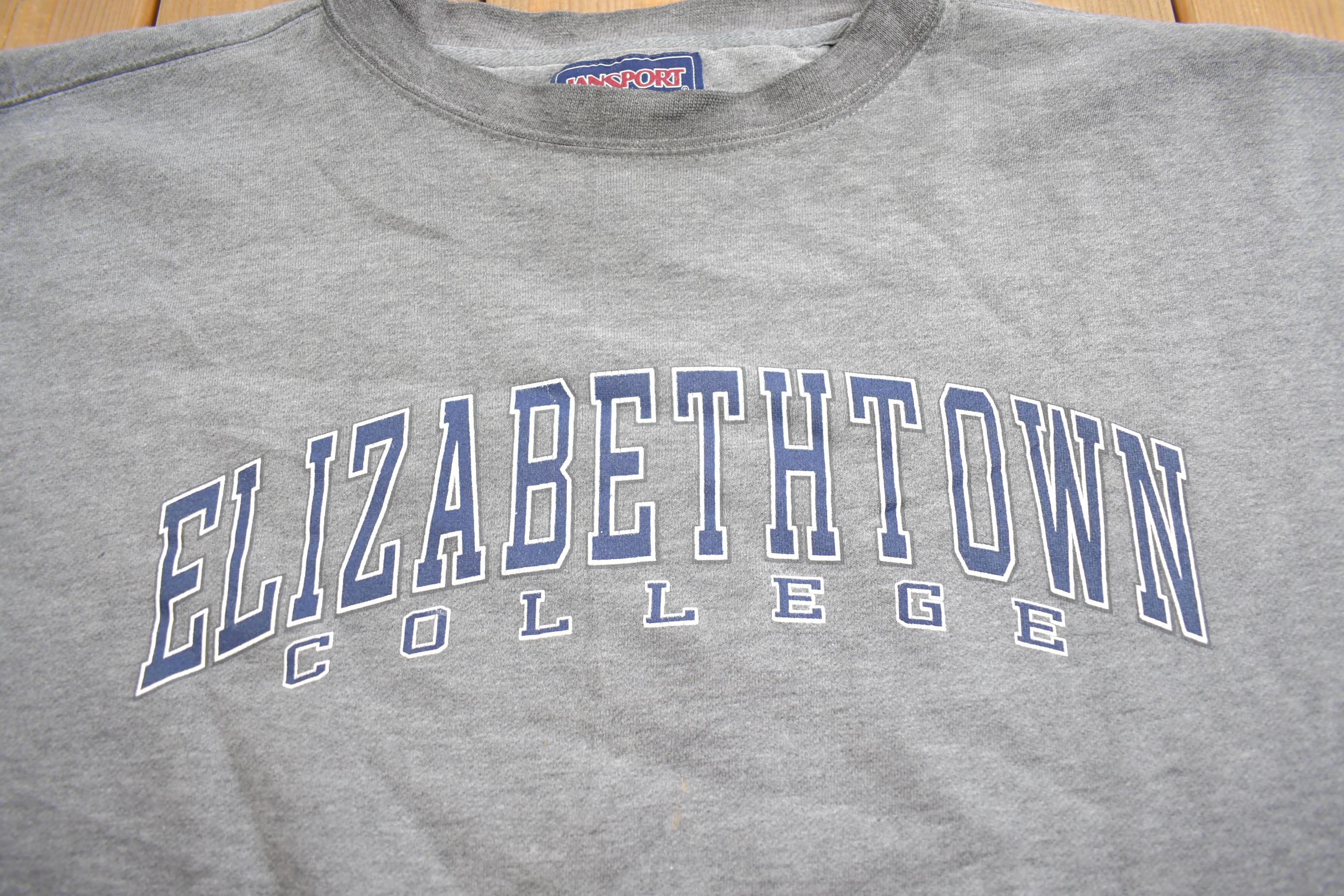 Vintage 1990s Elizabethtown College Jansport Distressed Crewneck