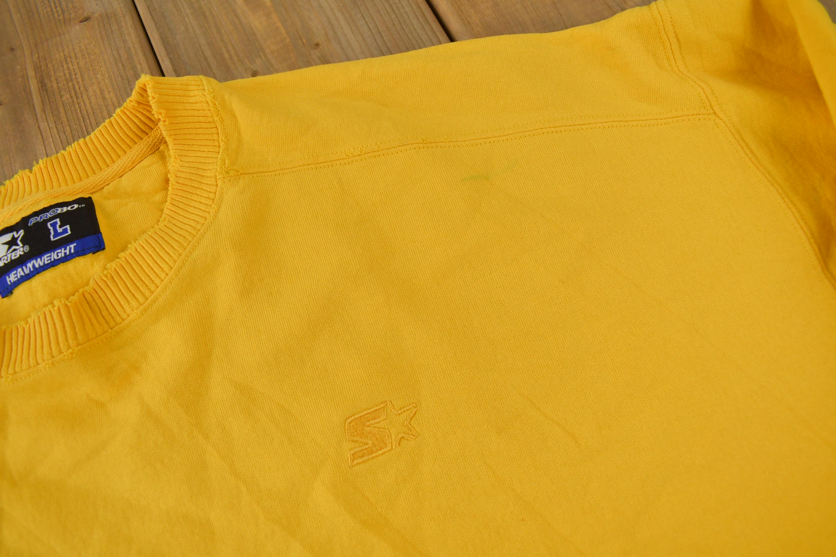 Vintage 1990s Starter Heavy Weight Blank Crewneck Sweatshirt