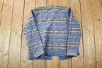 Vintage 1990s Susan Bristol Fancy Clasp Knit Crewneck Button Up Sweater