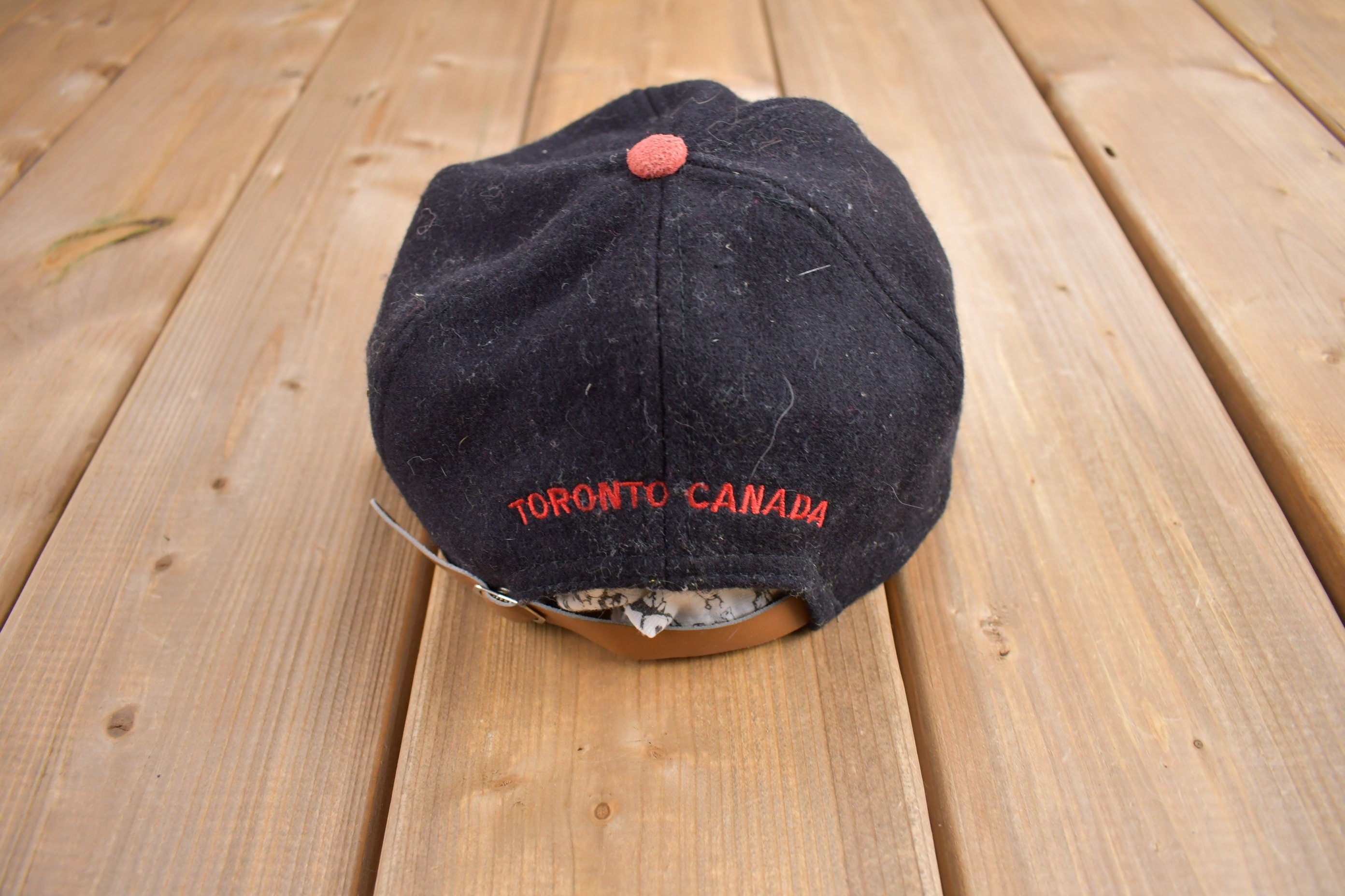 Vintage 1990s The Royal Toronto Canada Strap Back Hat  OSFA  90s Hat  Souvenir Cap  Embroidered
