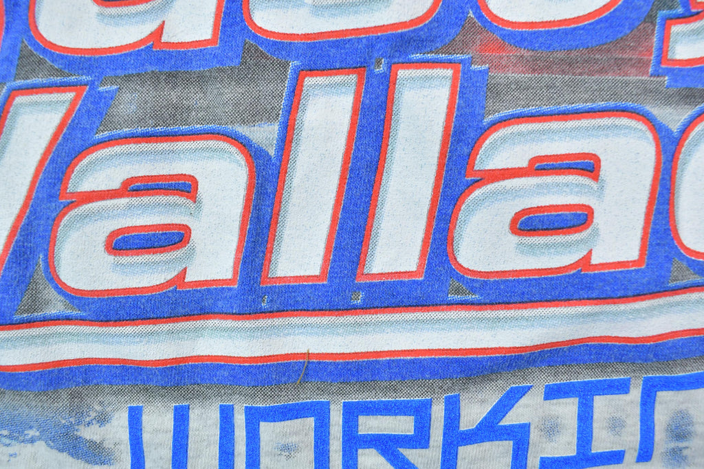 Vintage 1990s Rusty Wallace 2 Working The Gears NASCAR Racing T-Shirt