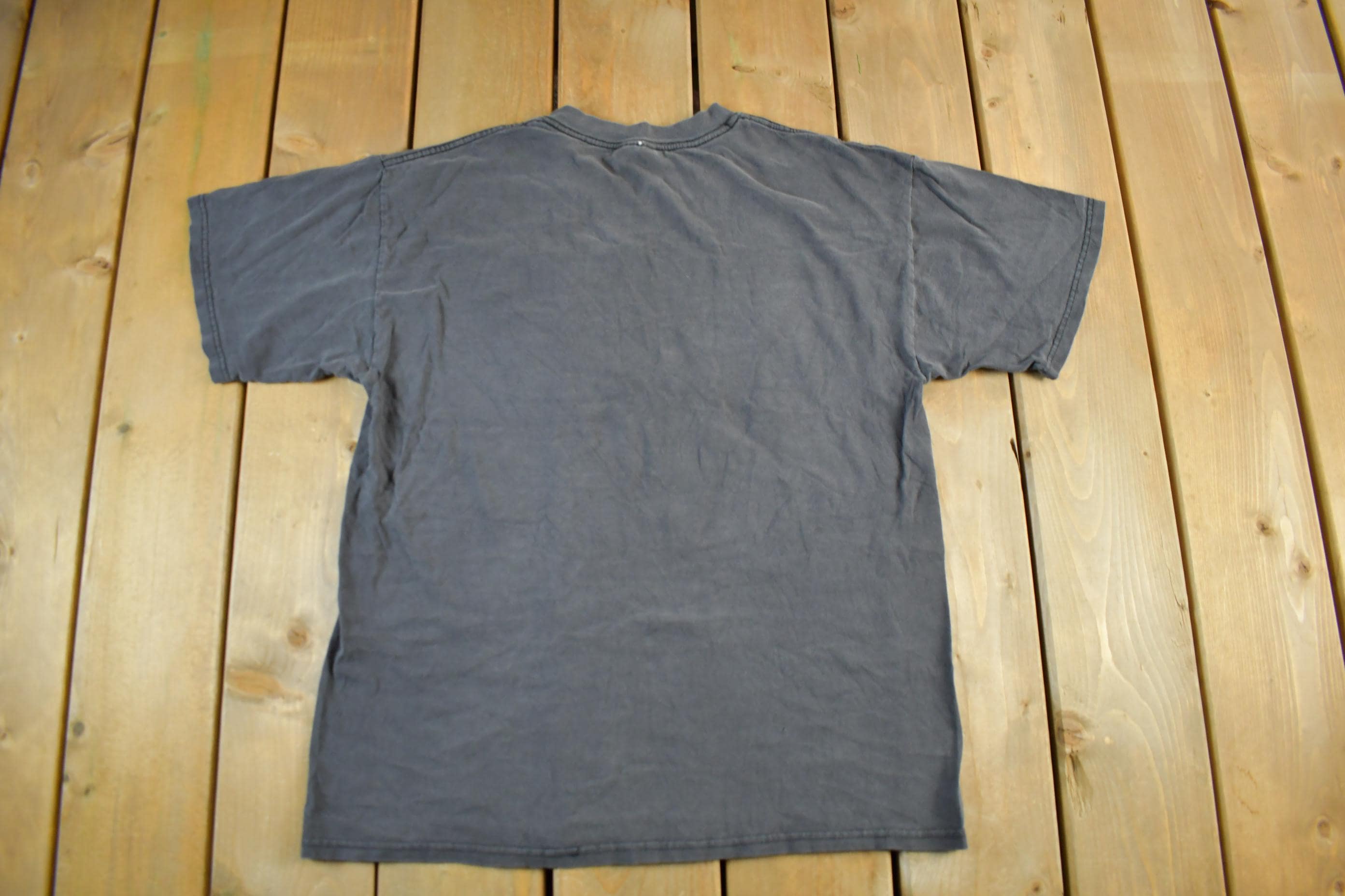 Vintage 1990s Wolf All Over Print Graphic T-Shirt Men's Large