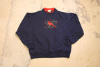 Vintage 1990s Embroidered Cardinal Graphic Crewneck Sweater  90s Crewneck  Vintage Sweatshirt  Wilderness  Pullover Sweatshirt