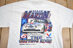 Vintage 1996 Mark Martin The Cutting Edge Racing Graphic T Shirt