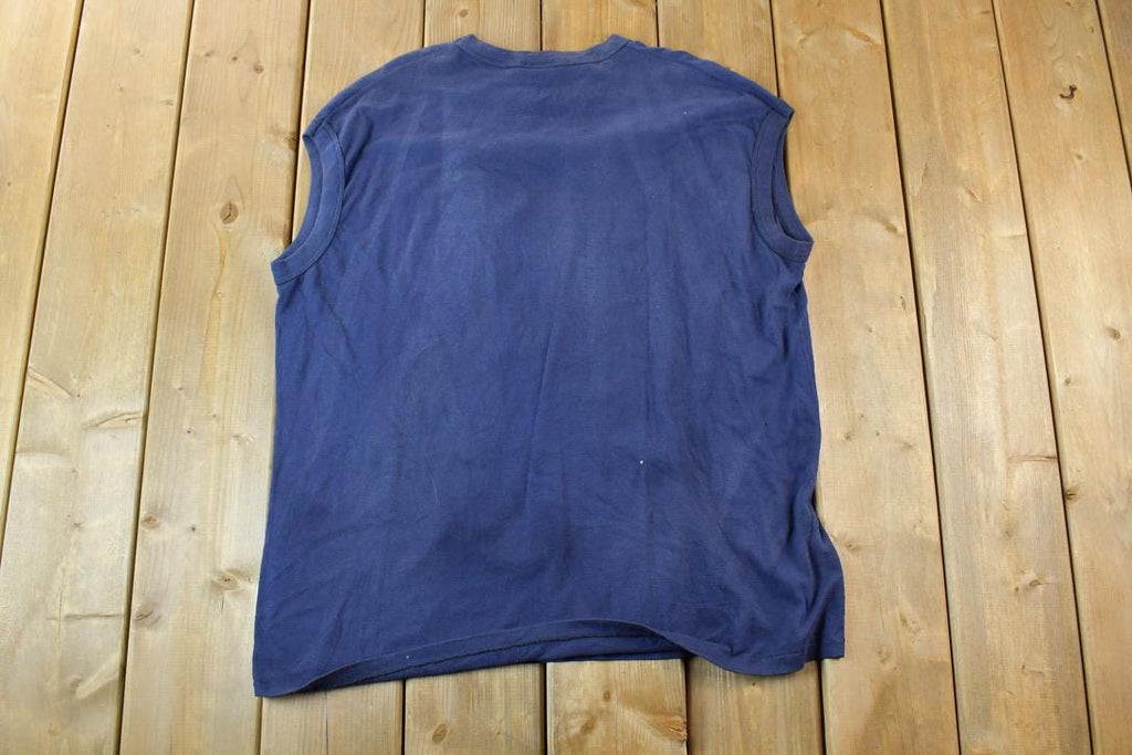 Vintage 1990s Yachting Sleeveless Boating Souvenir T-Shirt