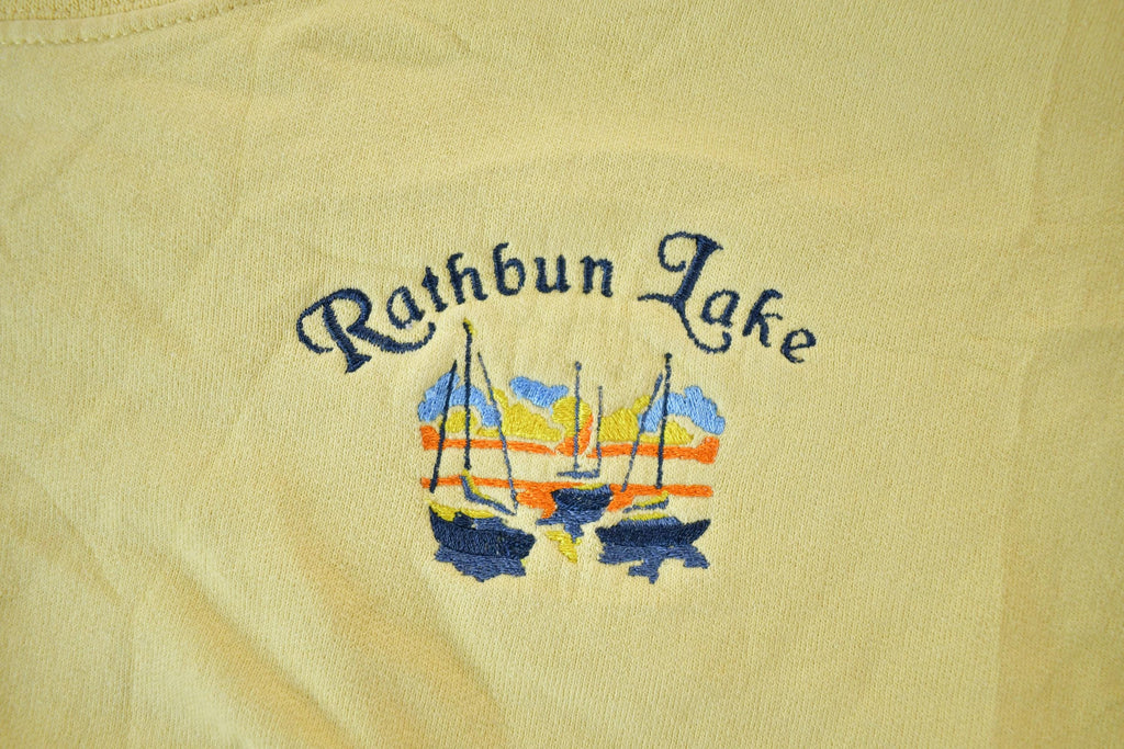 Vintage 1990s Rathbun Lake Sailing Crew Neck Sweatshirt