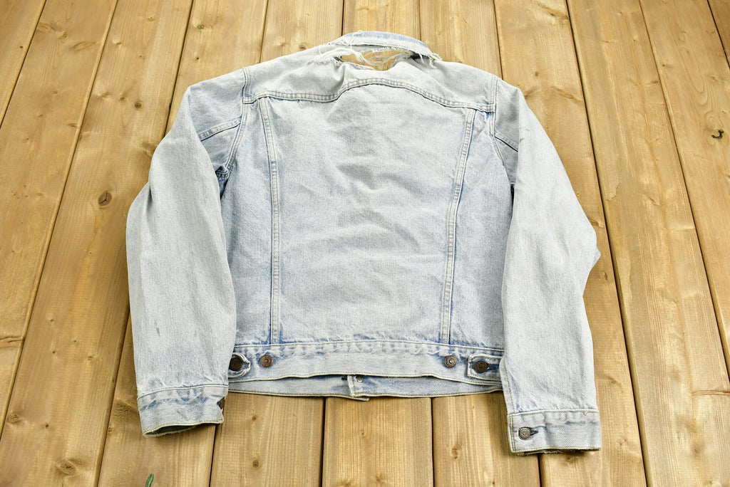 Vintage 1990s Levi's Distressed Denim Jean Jacket