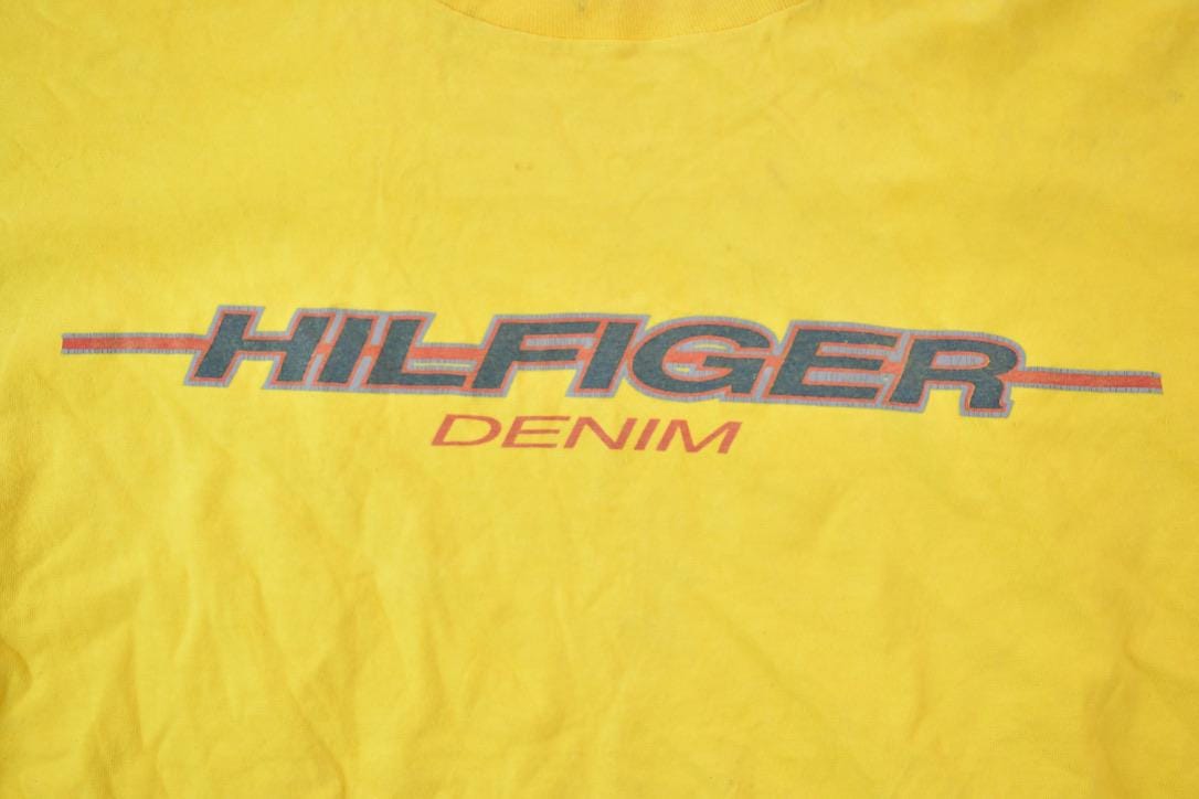 Vintage 1990s Tommy Jeans Hilfiger Denim Graphic T-Shirt