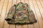 Vintage 1984 Airborne Cold Weather Woodland Camouflage Field Jacket