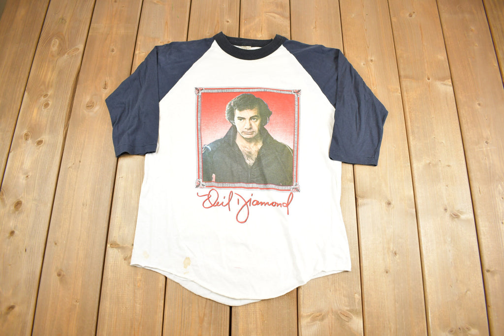 Vintage 1982 Neil Diamond Fall Tour Raglan Band T-Shirt