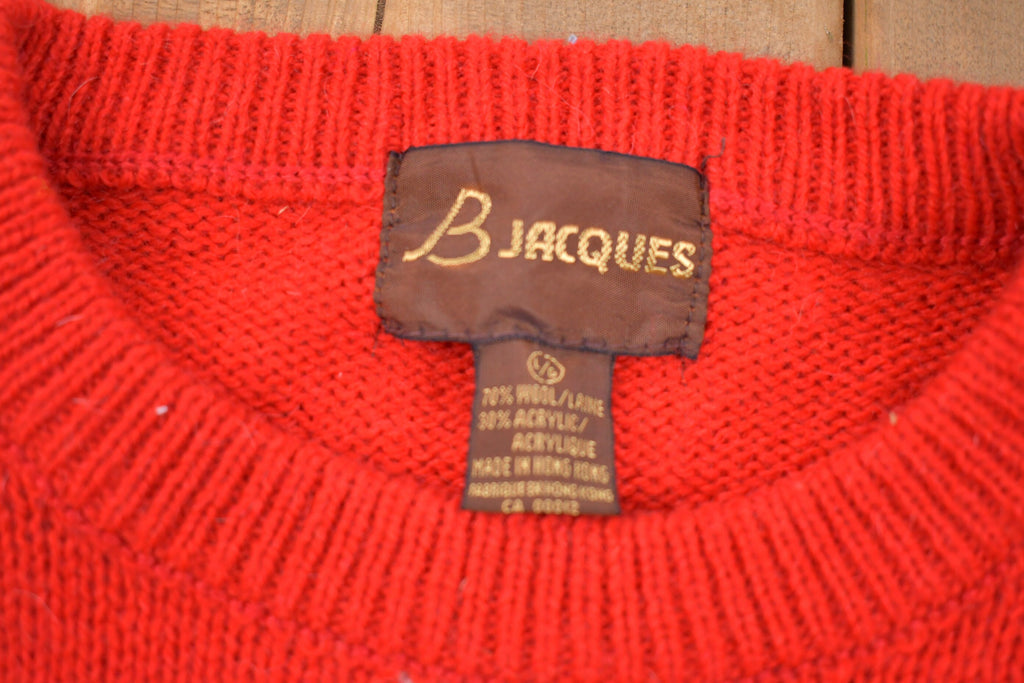 Vintage 1990s B Jacques Knitted Wool Sweater