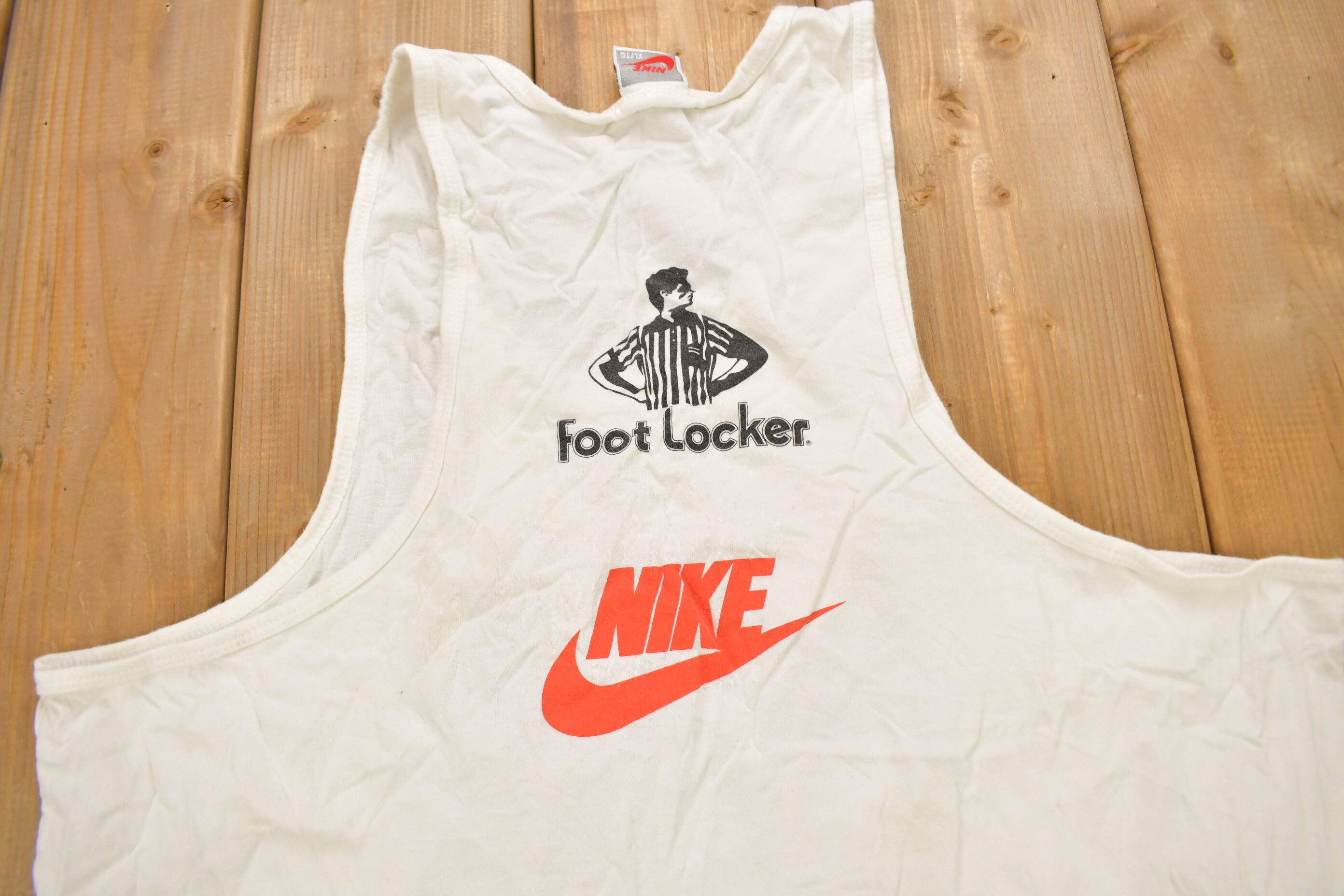 Vintage 1990s 3 On 3 World Festival Graphic Tank Top Shirt