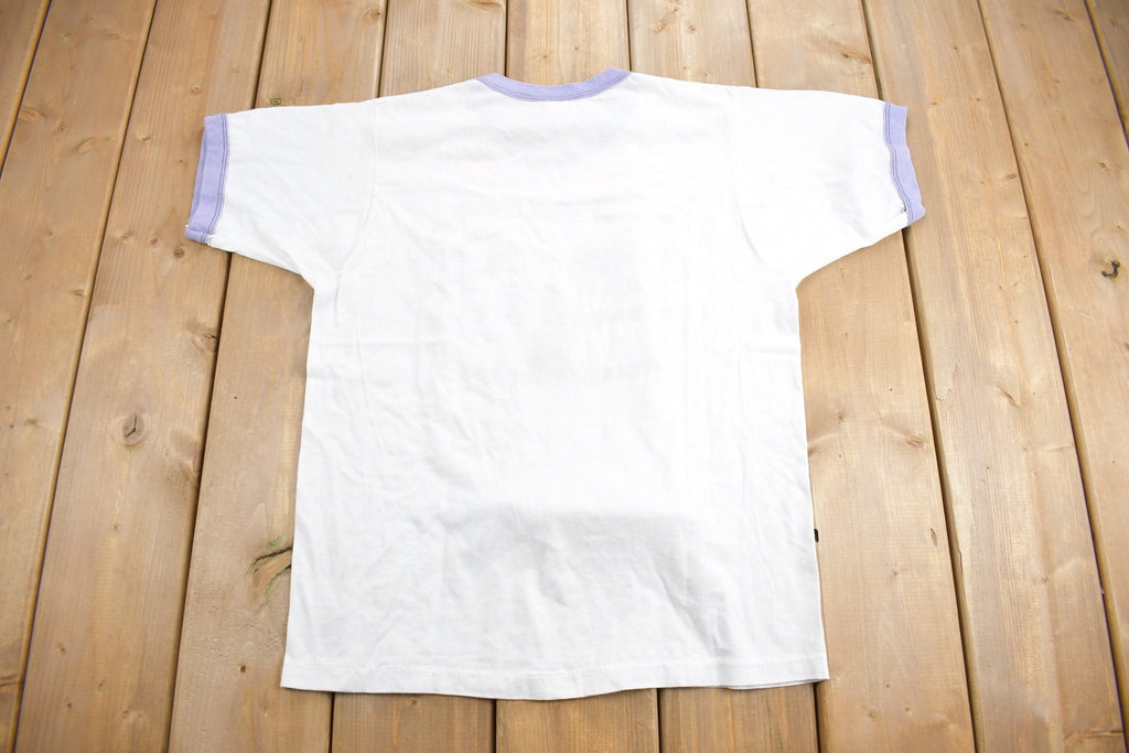 Vintage 1960s 19th Seabees RMCB Graphic Ringer T Shirt Militaria