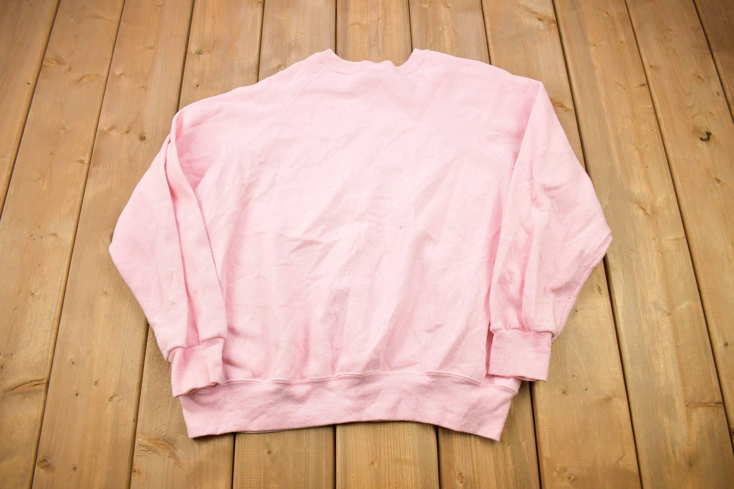 Vintage 1980s Cute Angel Theme Raglan Crewneck Sweater