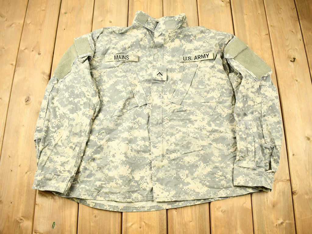 Vintage Military Army Combat Uniform Coat