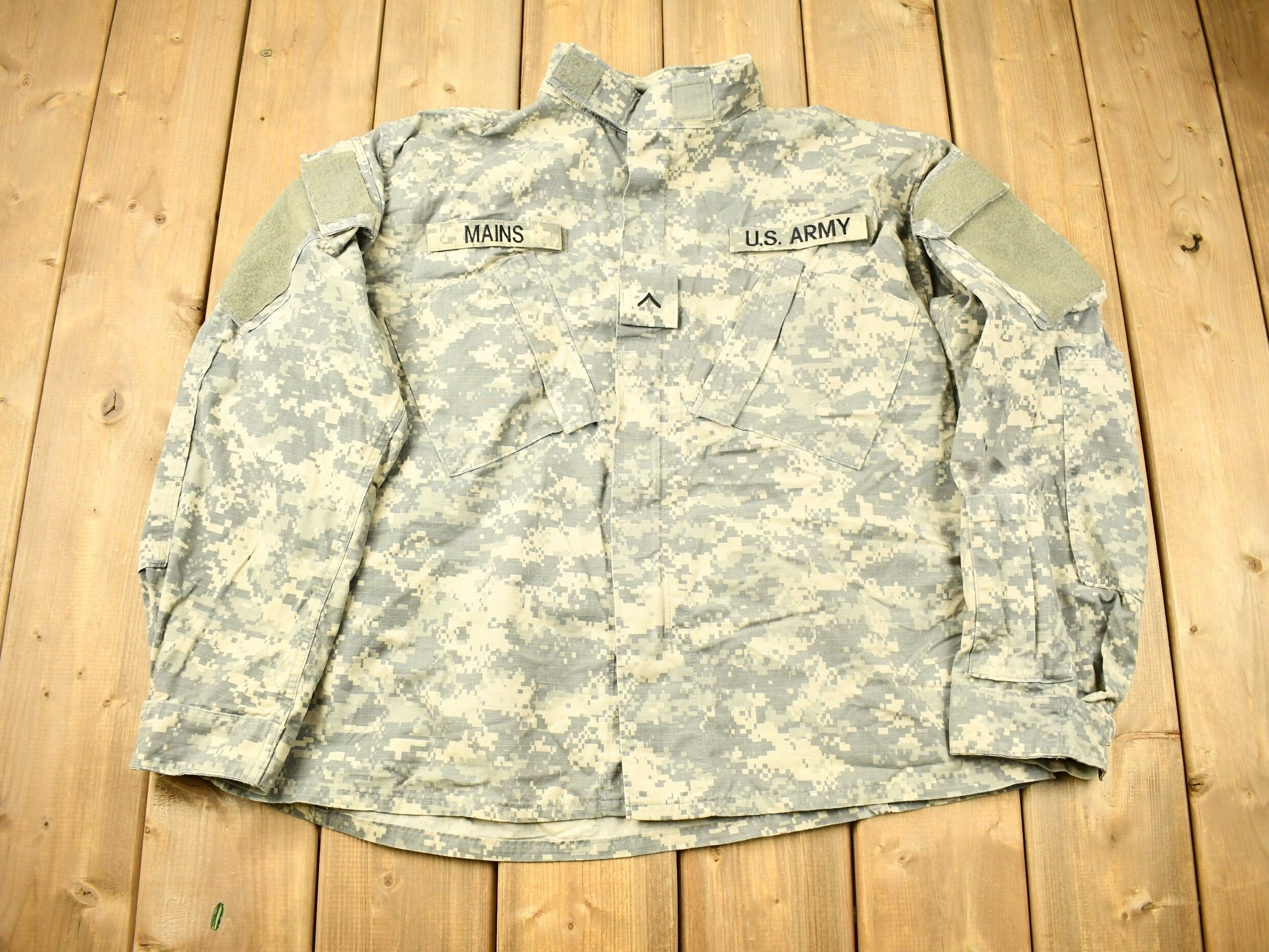 Vintage Military Army Combat Uniform Coat