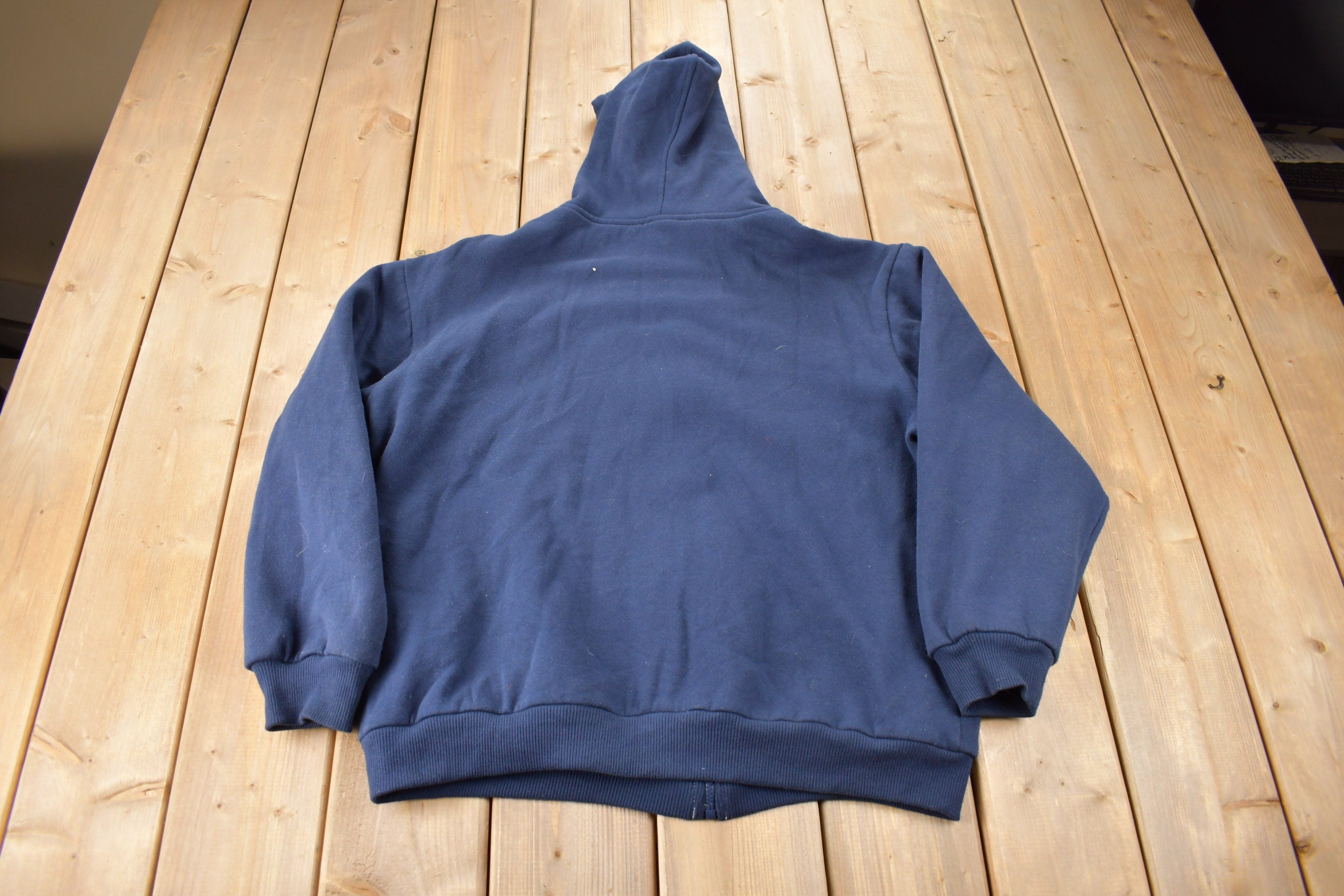 Vintage 1990s Guide Gear Blank Thermal Hoodie Size XL