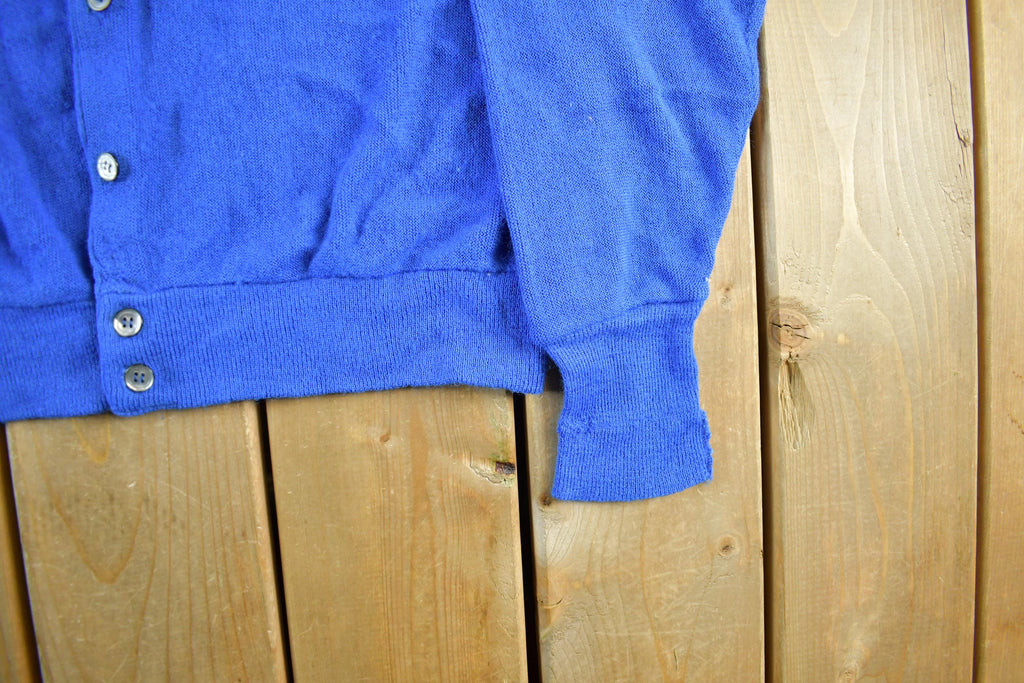 Vintage 1980s Izod Lacoste Knit Cardigan Sweater Men's S-M