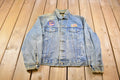 Vintage 1991 Expressions Acid Wash Denim Jean Jacket