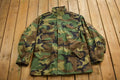 Vintage 1990s Military Camo Field Jacket