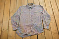 Vintage 1960s Cumberland Flannel Check Button Up Shirt  1960's Button Up  Vintage Flannel  Made In USA  Pattern Button Up  Bud Berma