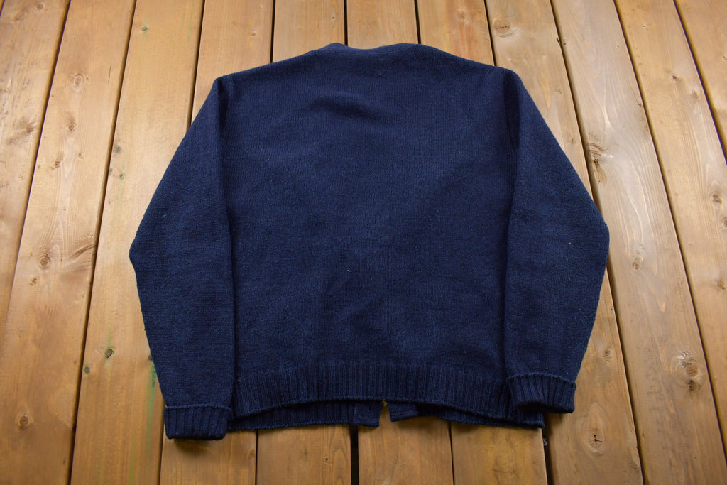 Vintage 1980s Thermax Puritan Knitted Cardigan Sweater