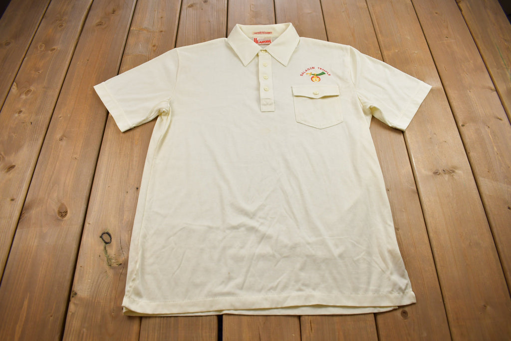 Vintage 1990s Saladin Temple Collared T Shirt
