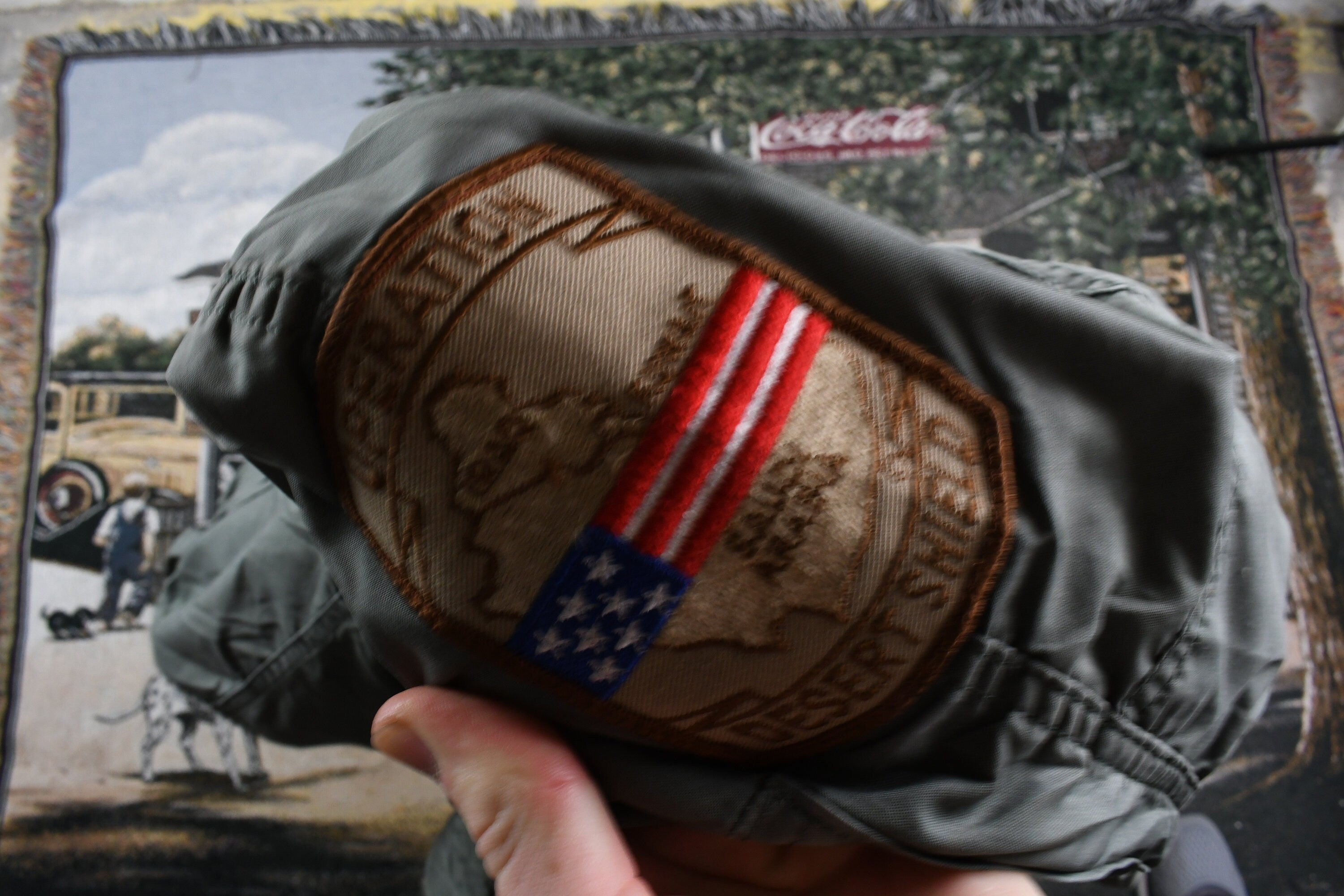 Vintage 1980s United States Army Operation Desert Shield Full Zip Parka Jacket