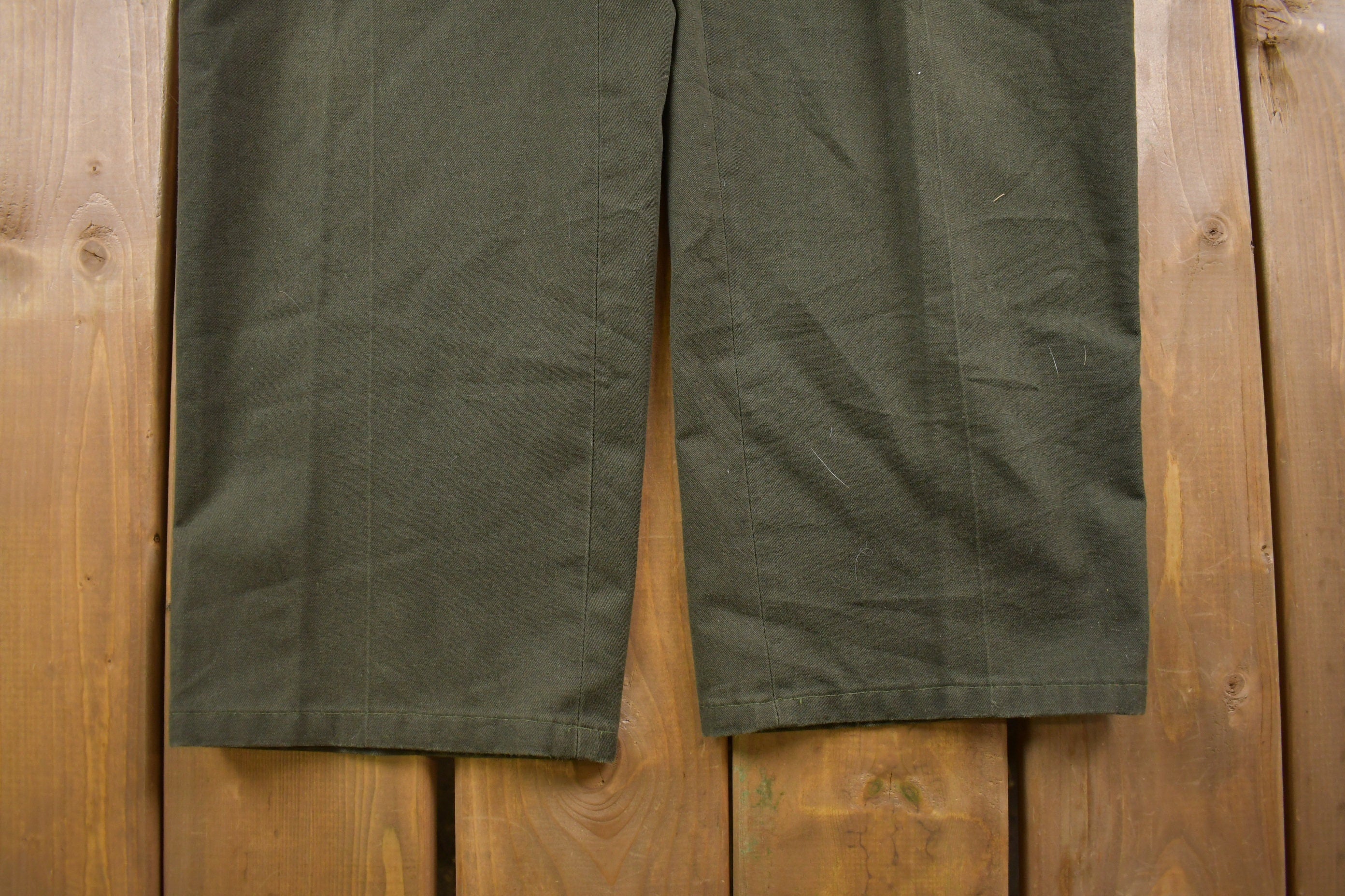 Vintage 1990's Green Cargo Pants 33 x 28