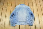 Vintage 1980s 1990s GWG Denim Jean Trucker Jacket Mens Small