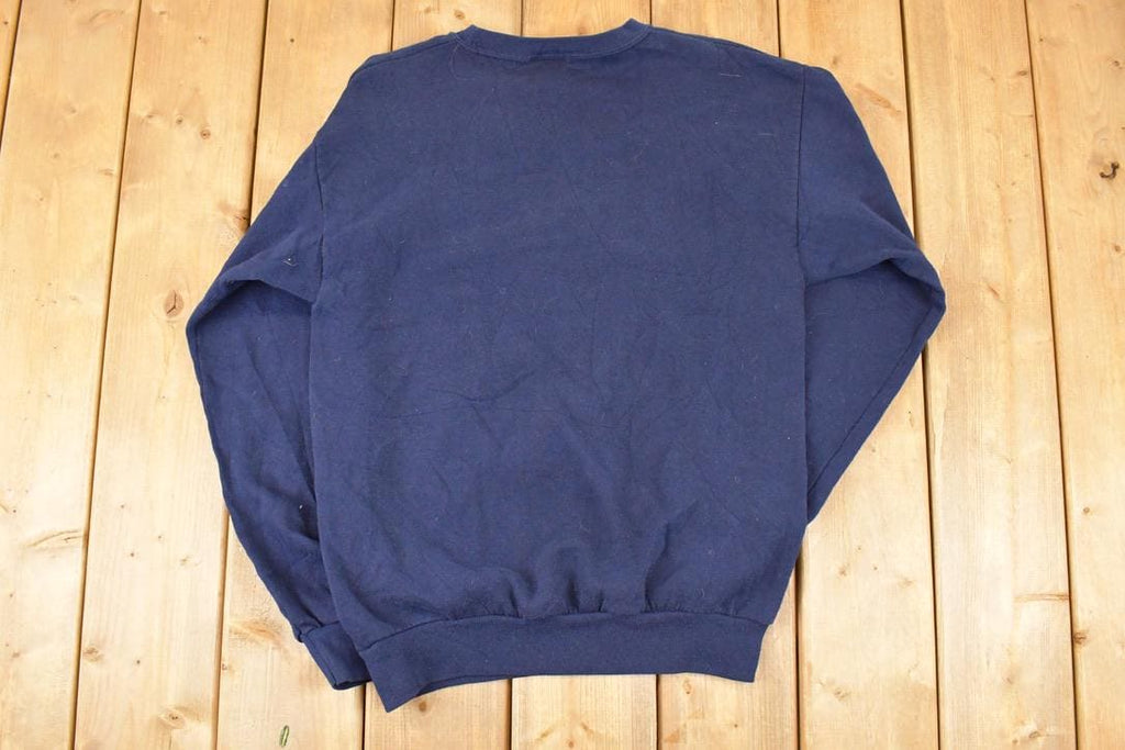 Vintage 1995 Artisans Embroidered Cardinal Bird Graphic Print Crewneck Sweatshirt Womens M