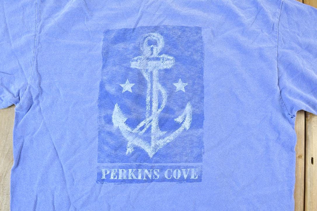 Vintage 1990s Perkins Cove Single Stitch T-Shirt