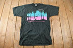 Vintage 1990s Hollywood California Souvenir Travel T Shirt Made In USA