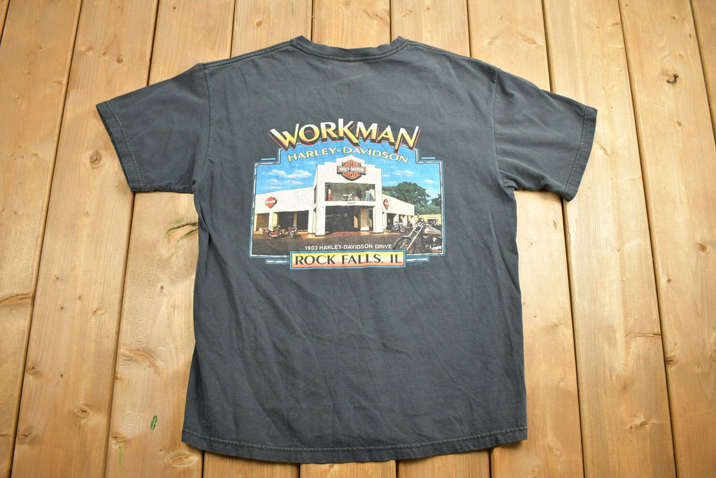 Vintage 2002 Workman Harley Davidson T-Shirt