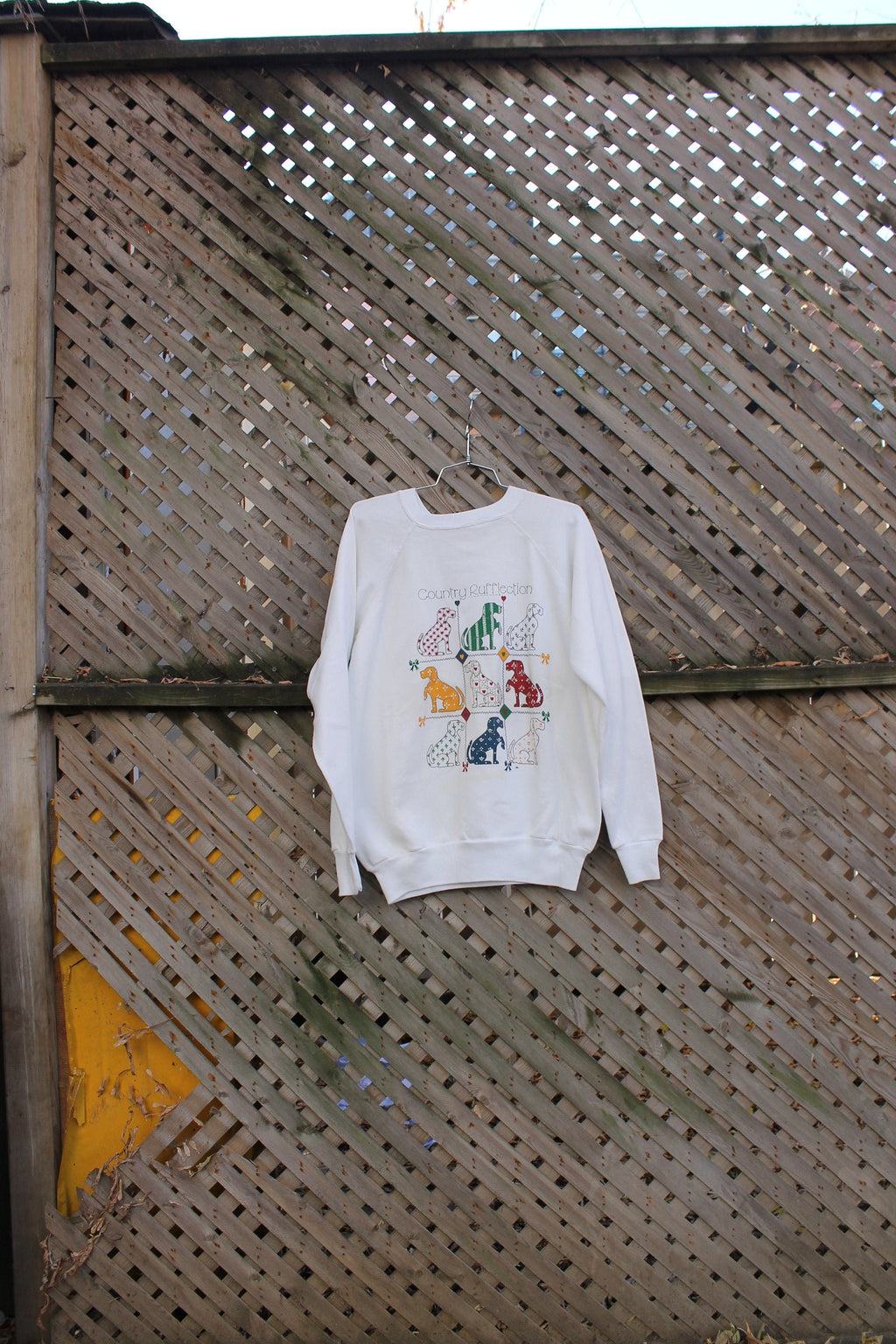 Vintage 1990s Country Rufflection Crewneck Sweater