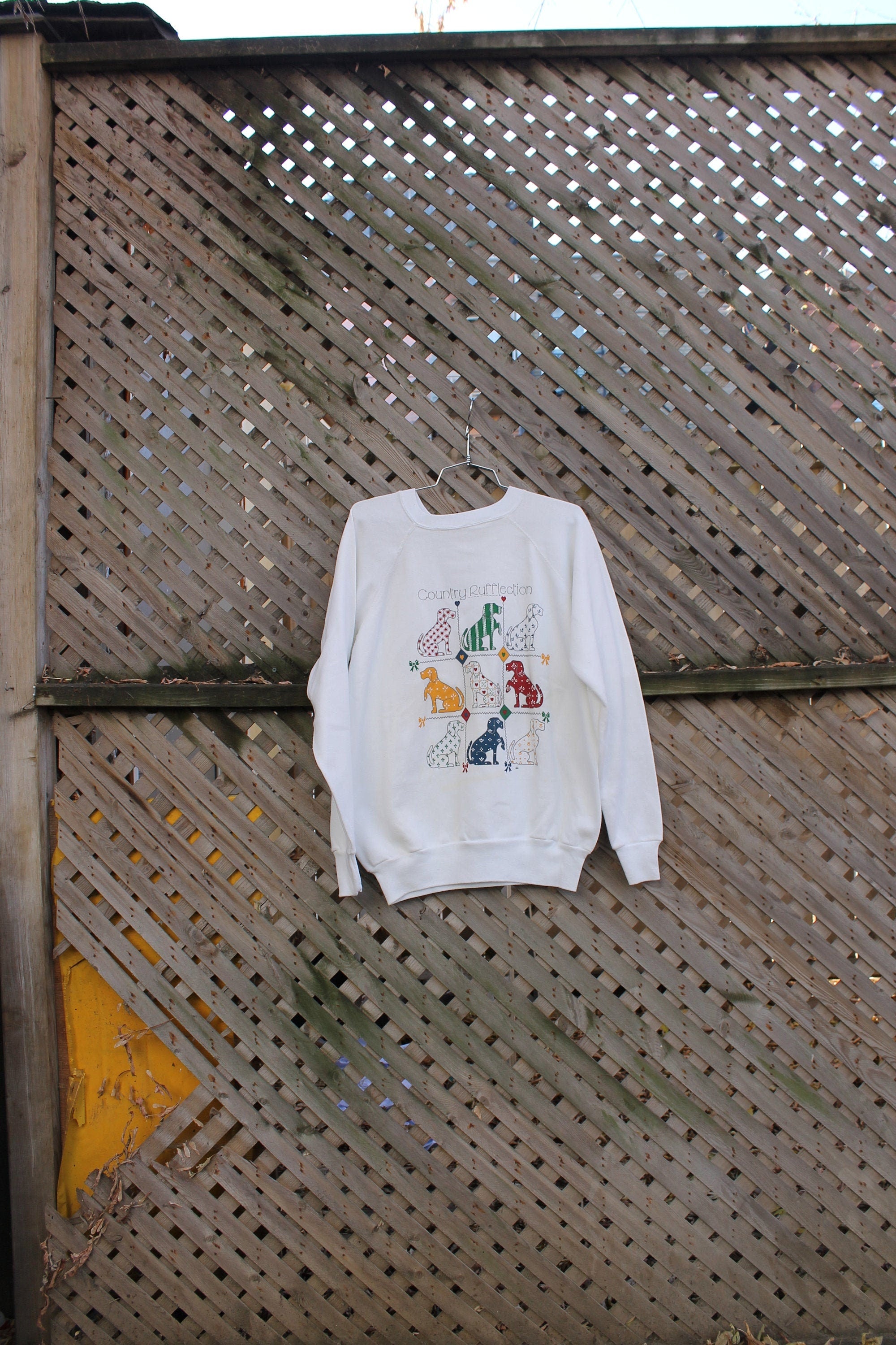 Vintage 1990s Country Rufflection Crewneck Sweater