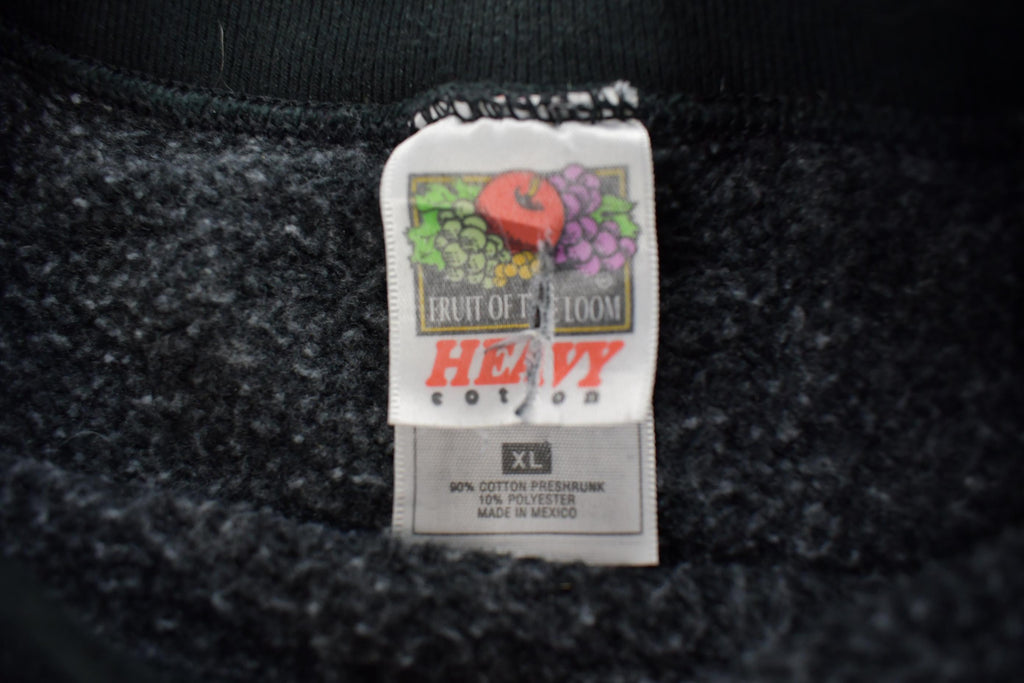 Vintage 1990s Blank Black Crewneck Sweatshirt