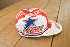 Vintage 1990s Pace Sportswear Team USA Star Stripe Cycling Painters Hat / 90's Biking Cap