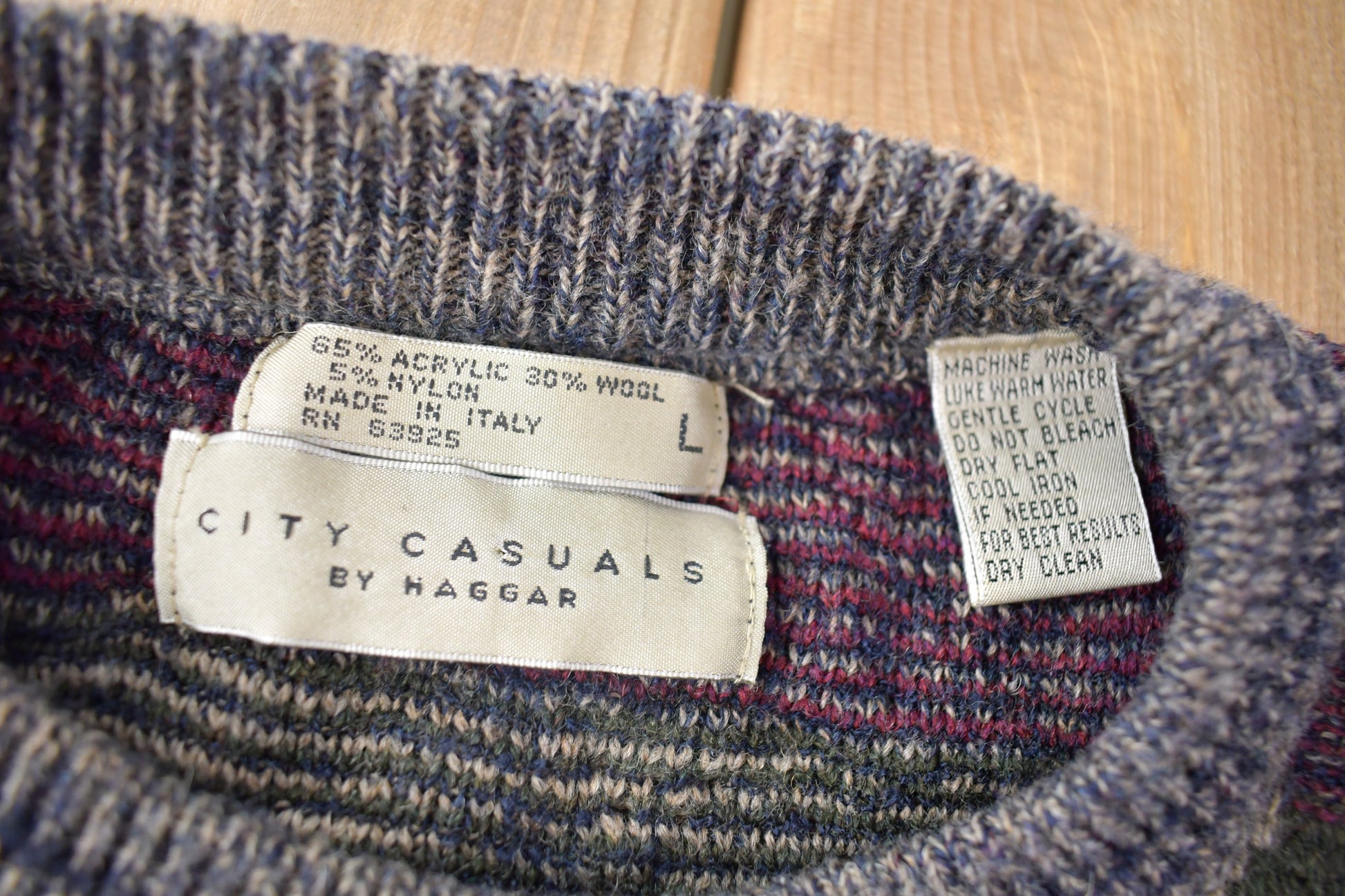 Vintage 1990s City Causals Knit Crewneck Sweater