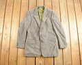 Vintage 1980s Harris Tweed Eaton's Wool Two Button Blazer Jacket