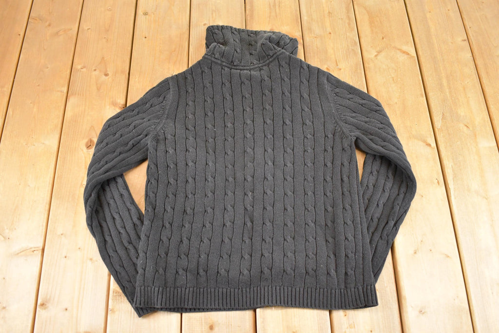 Vintage 1990s Chaps Ralph Lauren Abstract Knit Cardigan Sweater Womens M