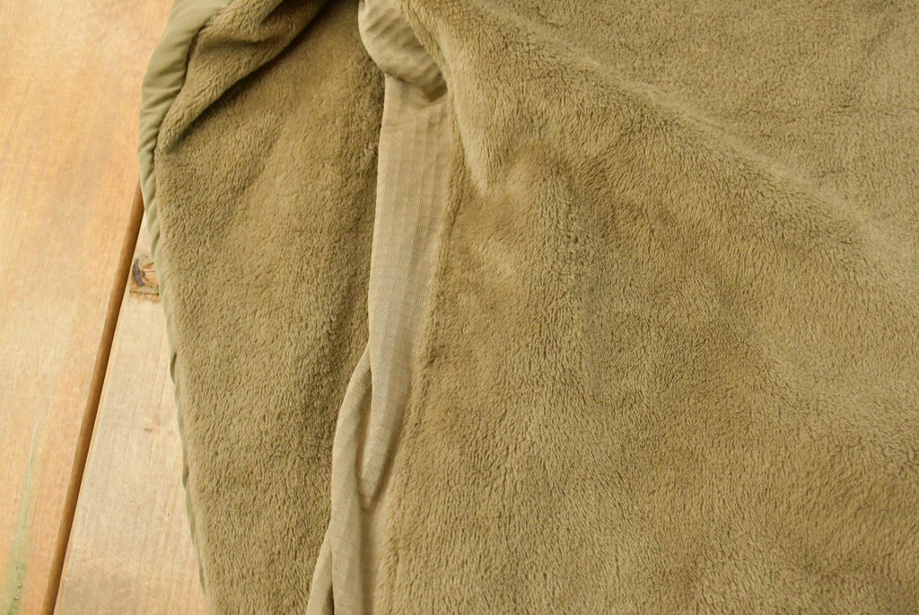 Vintage 1990s Military Cold Weather Full Zip Fleece Sweater Men's XL / Streetwear Fashion / Army Jacket